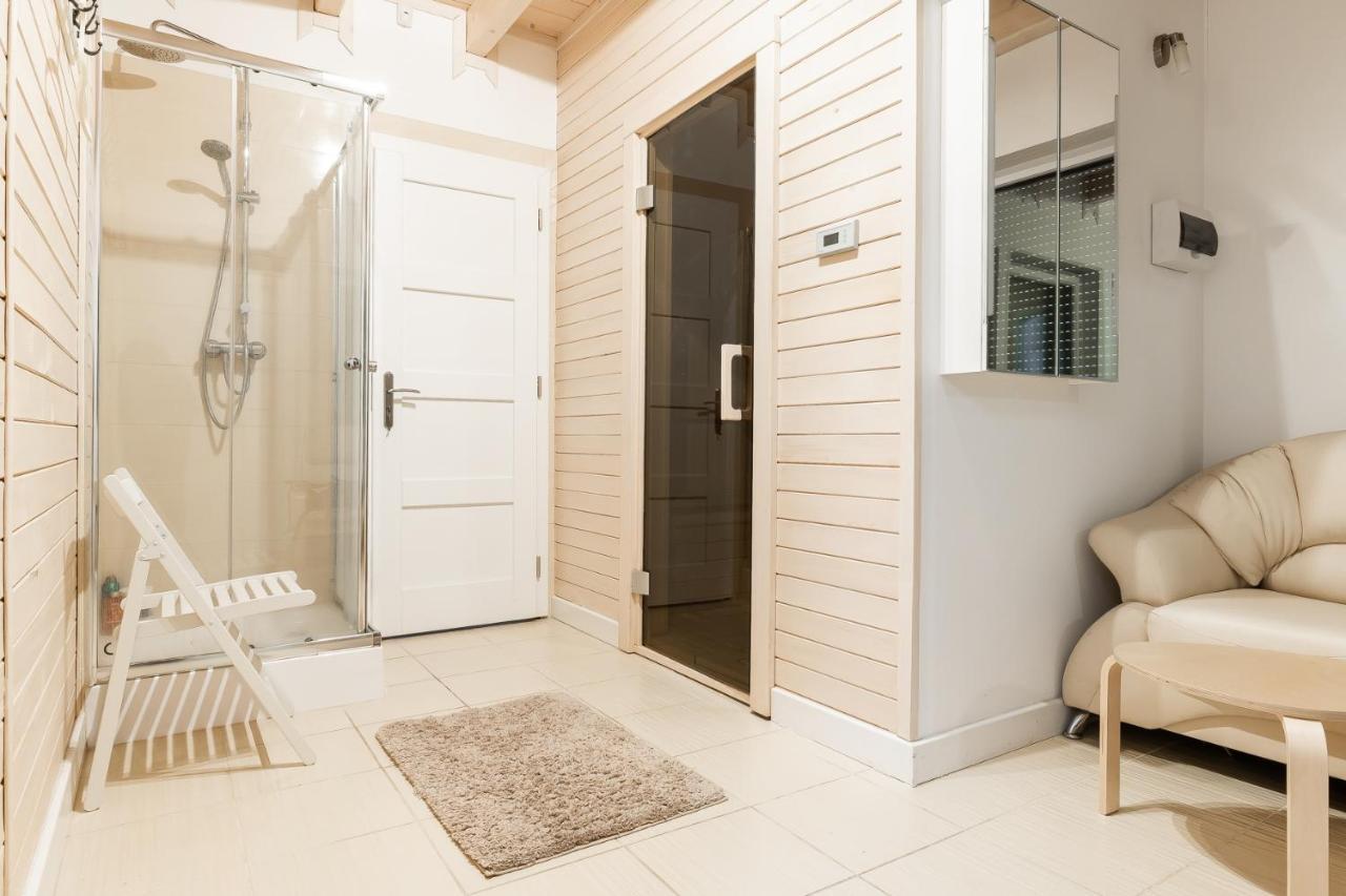 Babiogorska Perelka W Skandynawskim Stylu Z Sauna I Kominkiem Jordanow Exterior photo